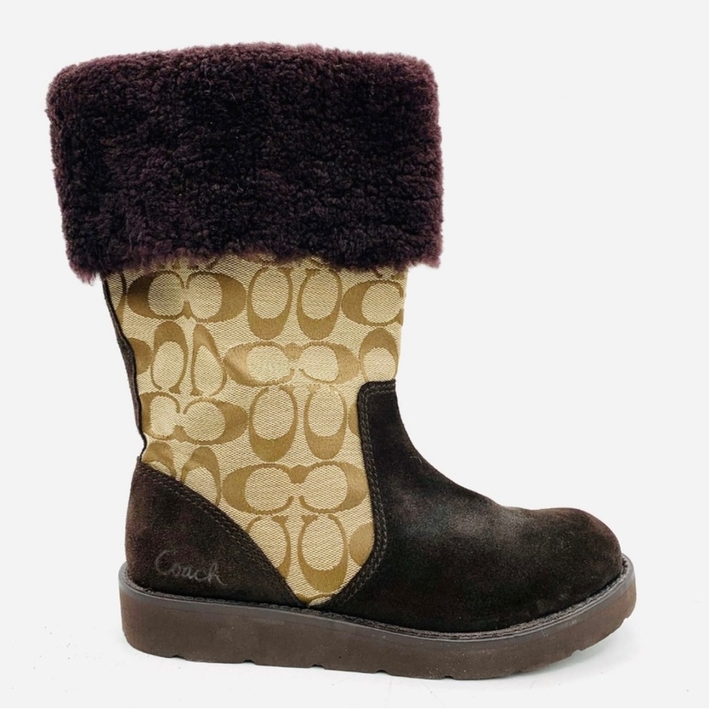 Coach authentic fur boots - Picture 2 of 8